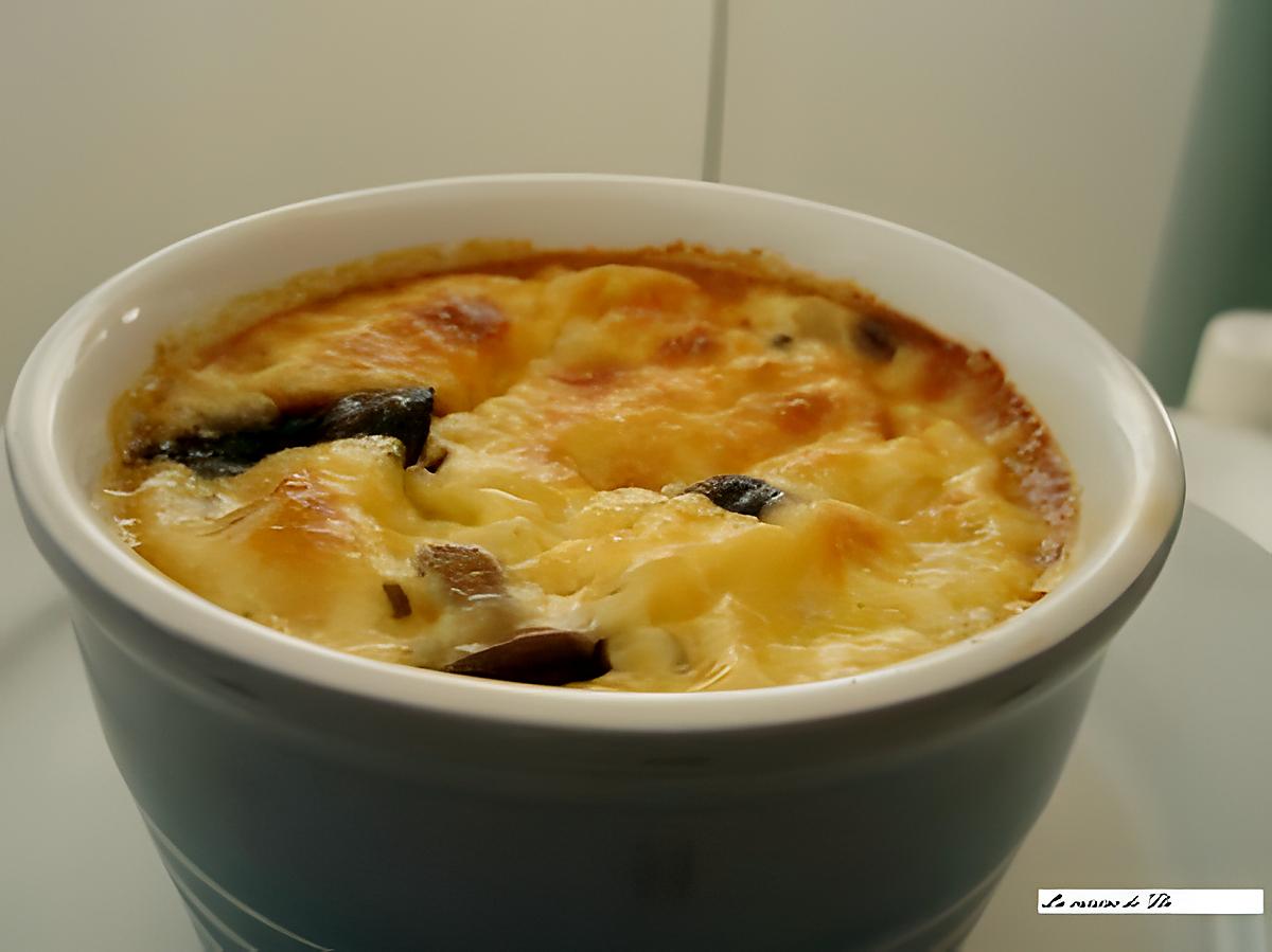 recette Petits flans d'automne aux champignons