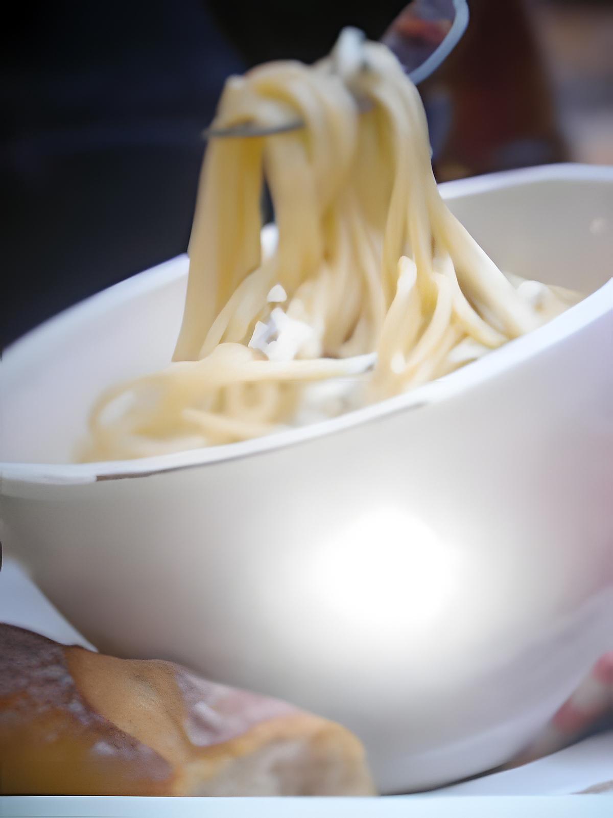 recette Spaghetti au gorgonzola à la crème