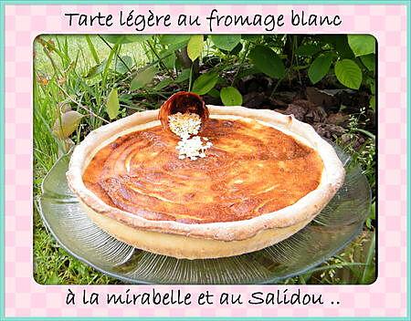 recette Ooo Tarte légère mirabelle et caramel ooO