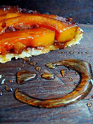 recette Tarte tatin de courge aux marrons et nappage au miel