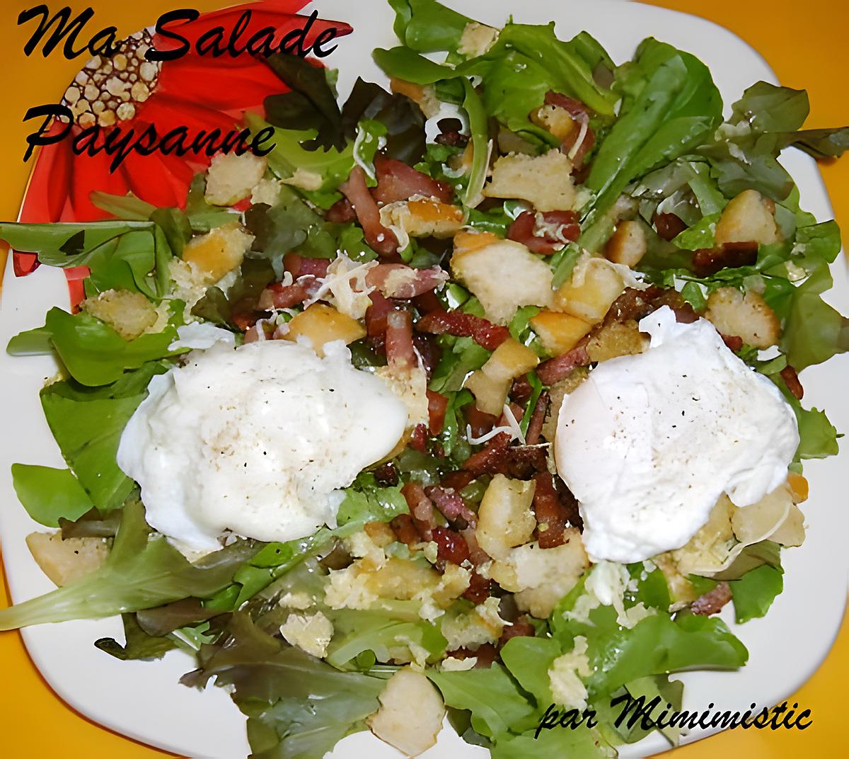 recette Ma Salade Paysanne