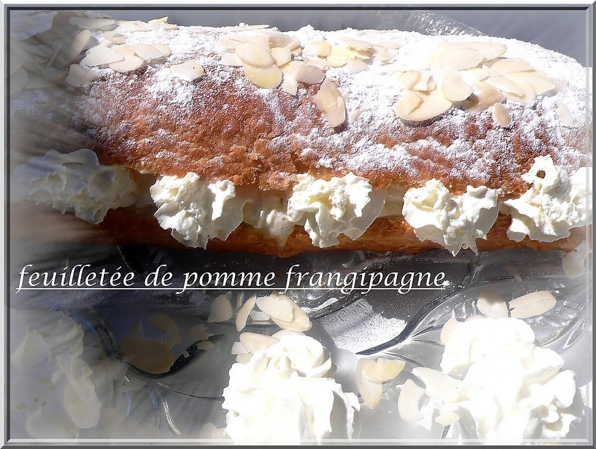 recette feuilletée de pomme frangipagne