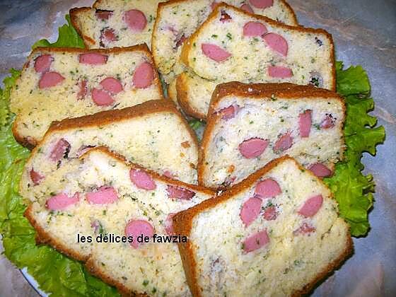 recette Cake au mini saucisses de dinde