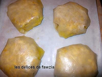 recette Bastella ou Pastilla aux cuisses de poulet et amandes