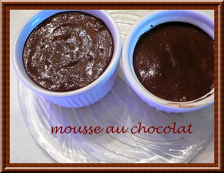 recette mousse au chocolat