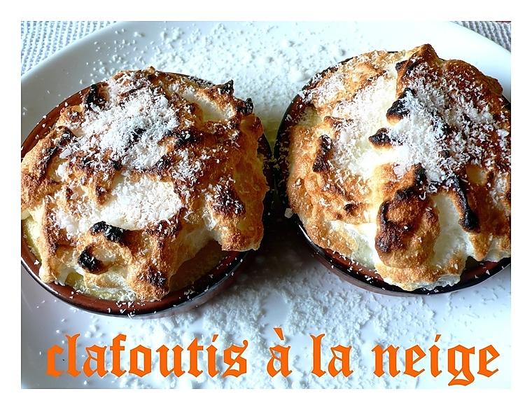 recette clafoutis à la neige