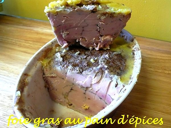 recette foie gras au pain d'épices