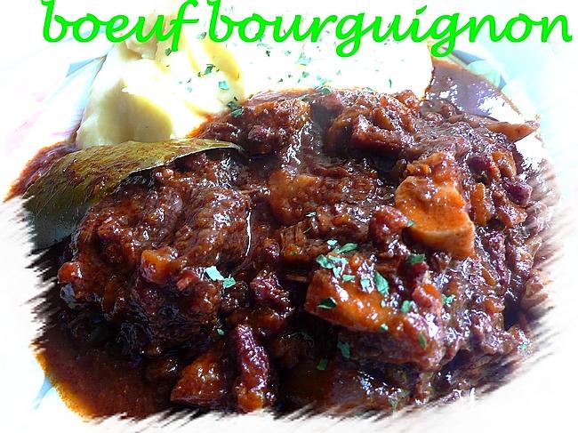 recette boeuf bouguignon