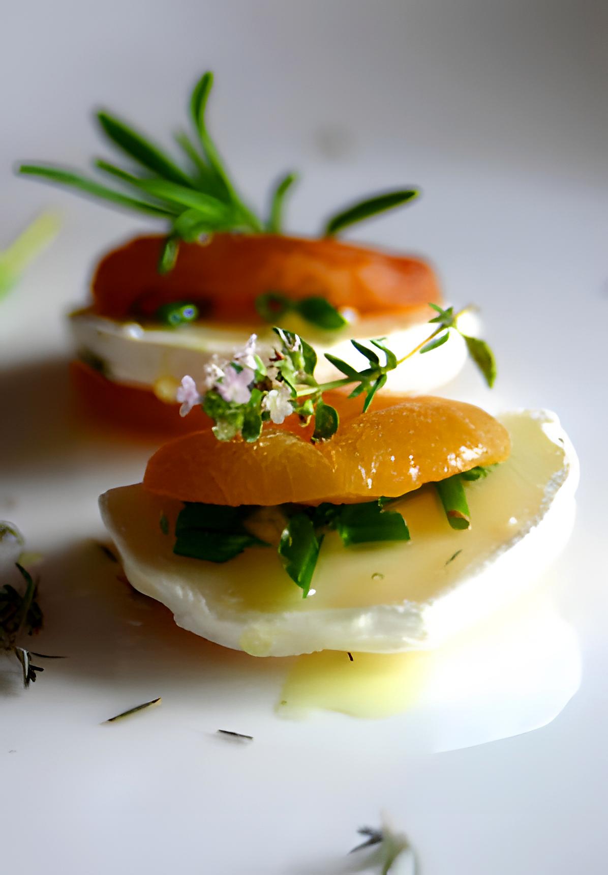 recette Amuse-bouches chèvre-abricot