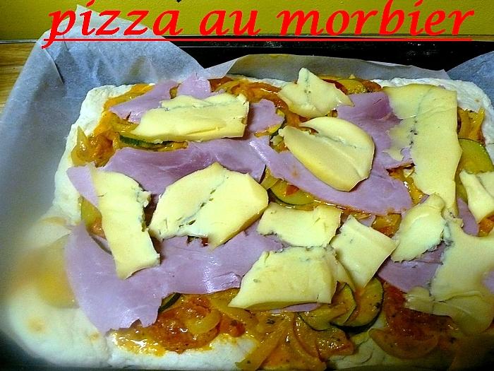 recette pizza au morbier