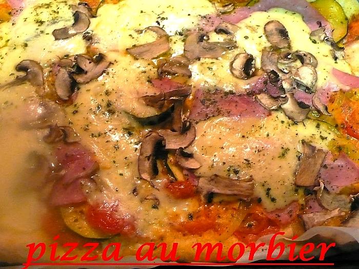 recette pizza au morbier