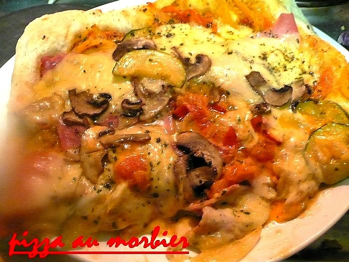 recette pizza au morbier