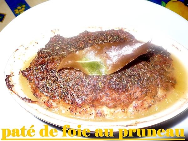 recette paté de foie au pruneau