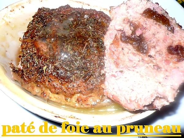 recette paté de foie au pruneau