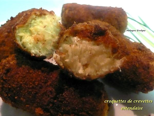 recette croquettes de crevettes à la ostendaise