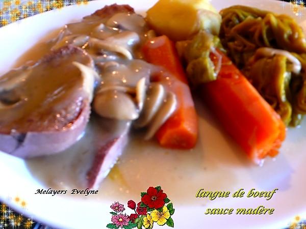 recette langue de boeuf sauce madère