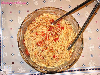 recette Spaghetti aux palourdes et à l'ail