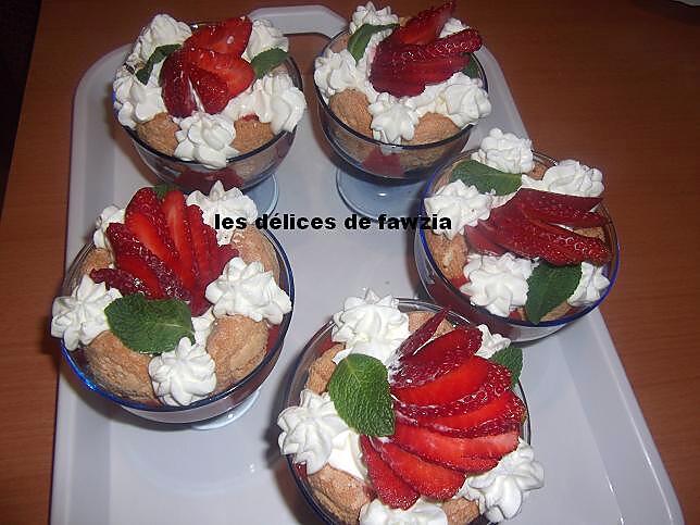 recette Verrines au Coulis de Fraises et Mascarpone