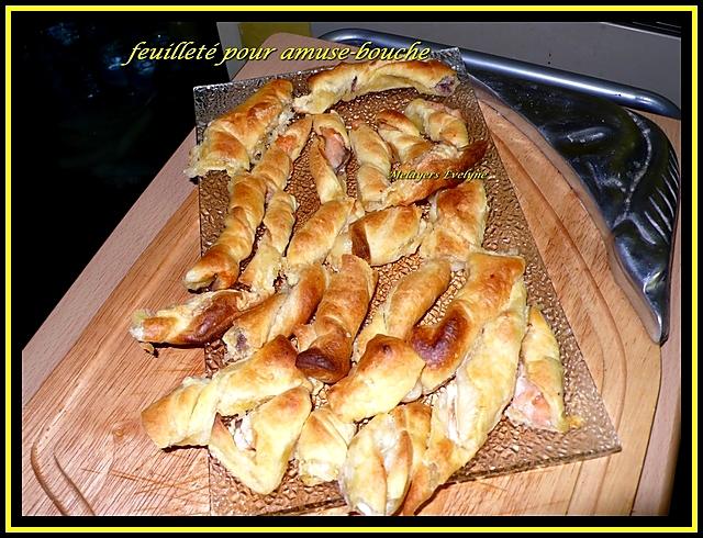 recette feuilleté pour amuse-bouche