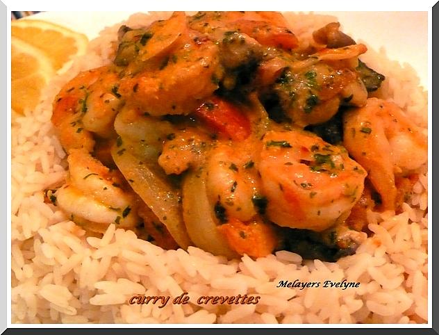 recette curry de crevettes