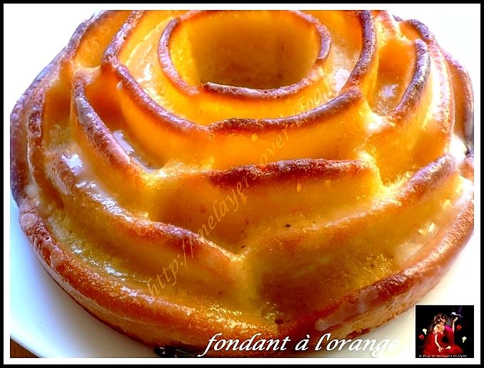 recette fondant à l'orange