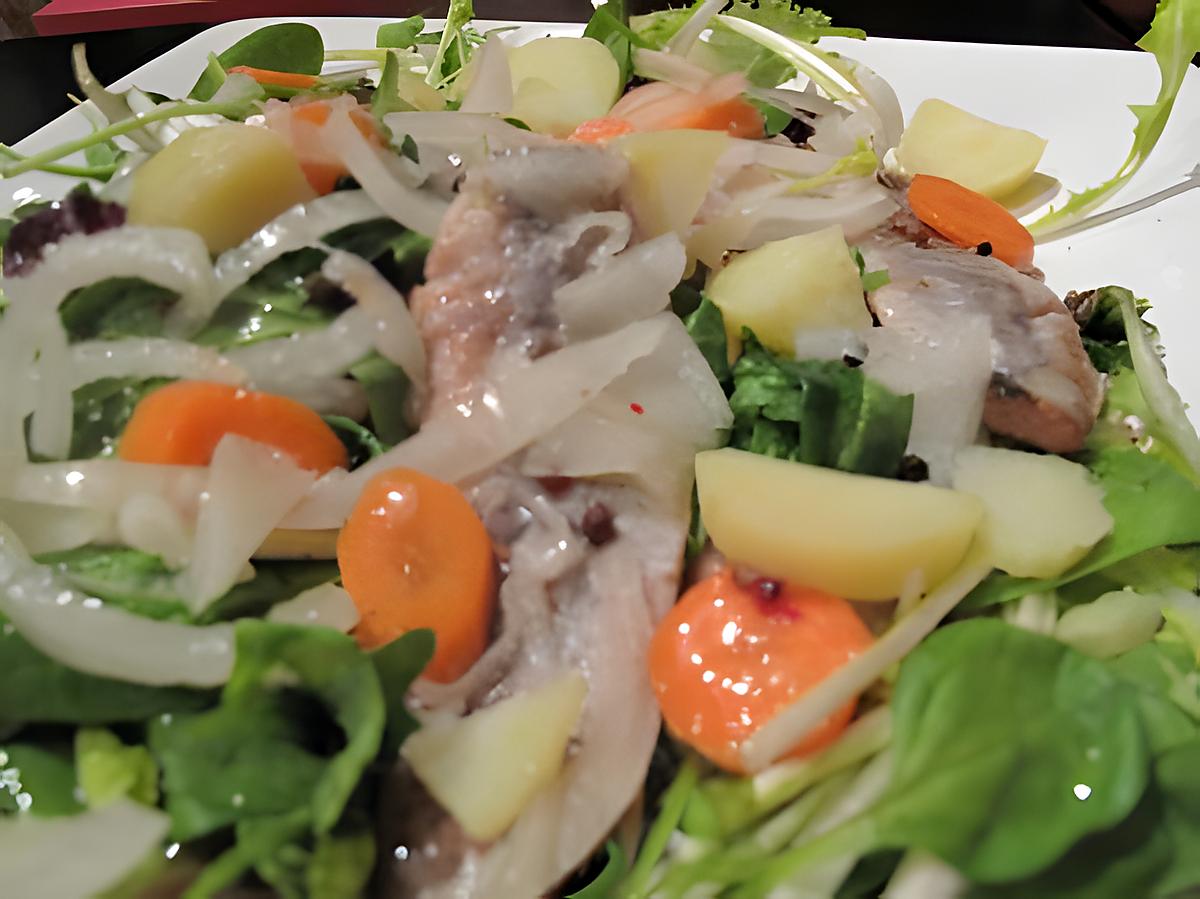 recette Salade de pommes de terre au hareng fumé  !
