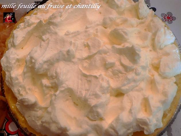 recette mille- feuille aux fraise et chantilly