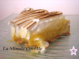 recette TARTE AU CITRON MERINGUEE