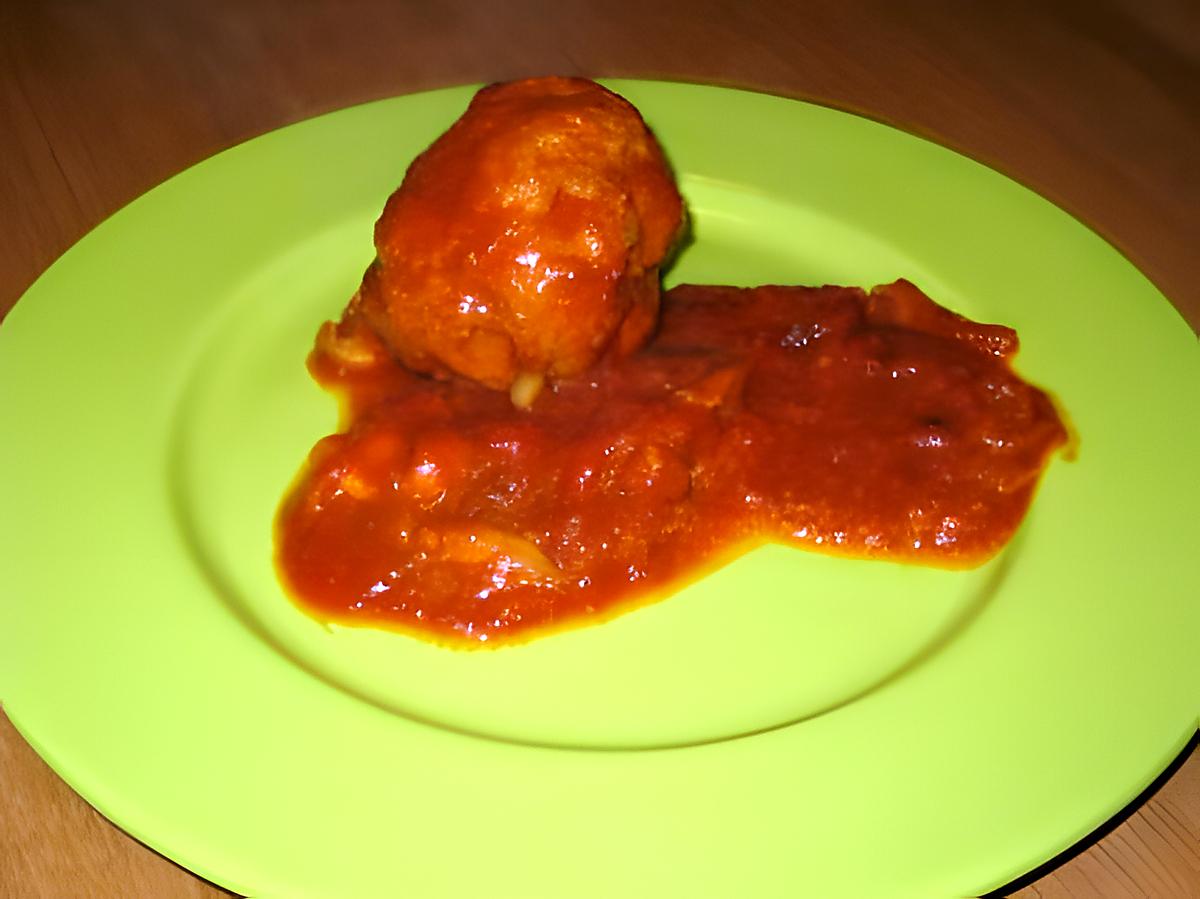 recette Boulettes sauce tomate