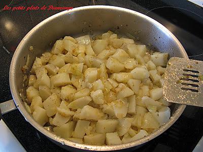 recette Sauté de pommes de terre au parmesan