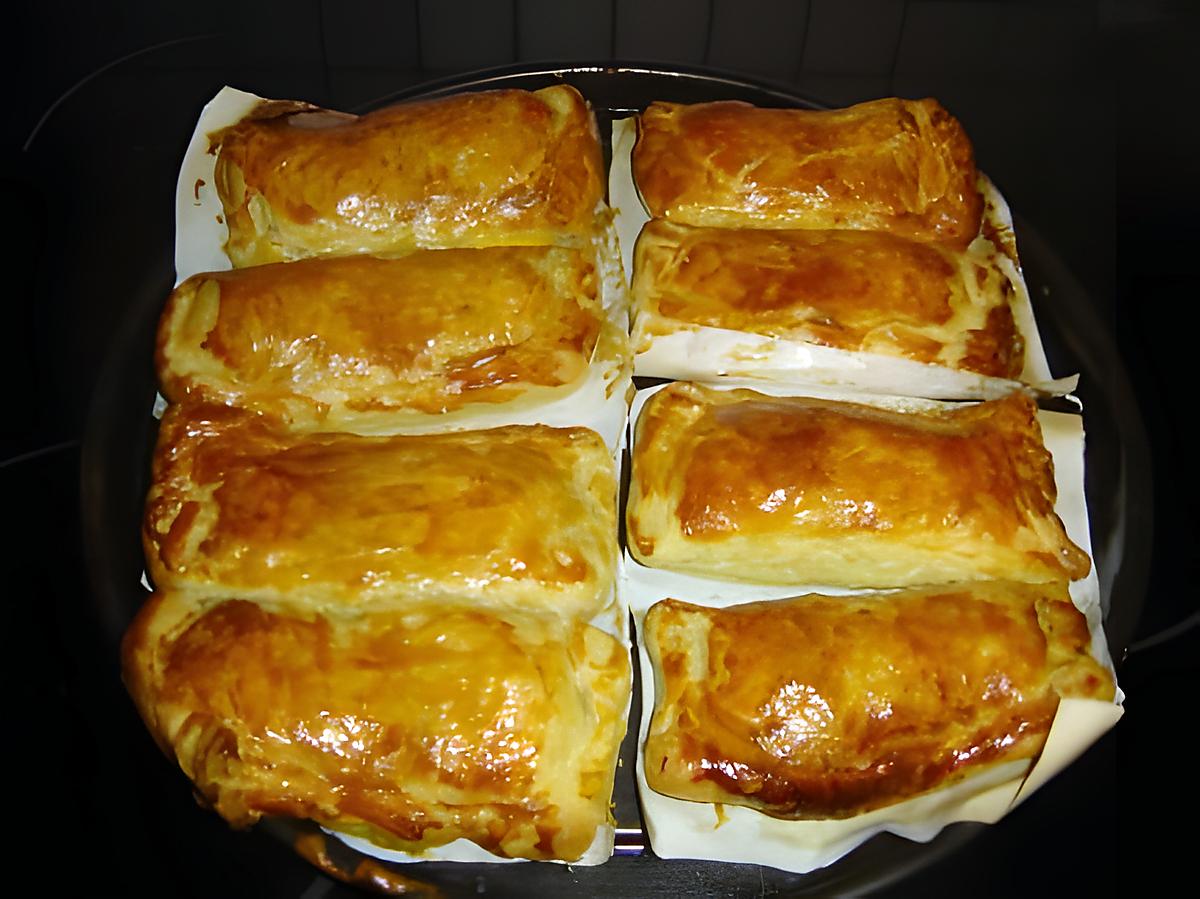 recette Petits chaussons feuilletés