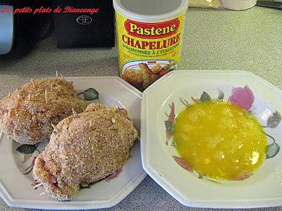 recette Roulé de poulet aux 2 fromages