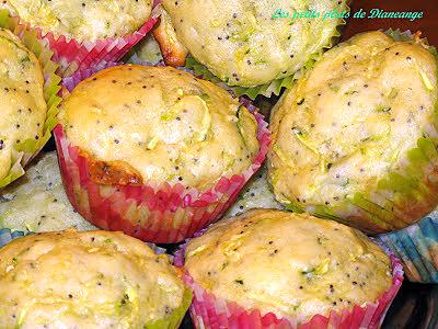 recette Muffins aux courgettes et aux  citron