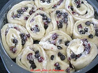 recette Bun's aux canneberges et chocolat