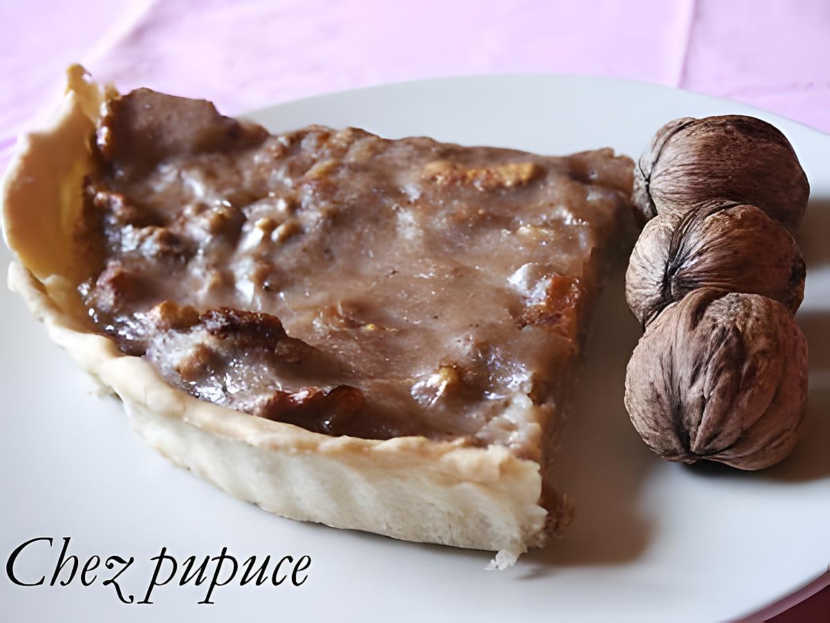 recette Tarte banane & noix