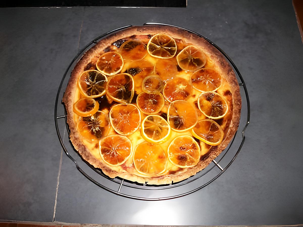 recette TARTE AU CITRON CONFIT