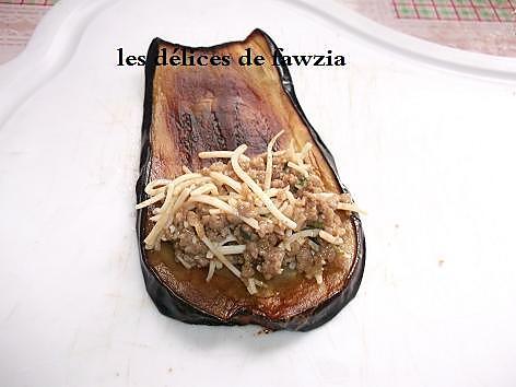 recette Roulé d'Aubergine et viande hachée