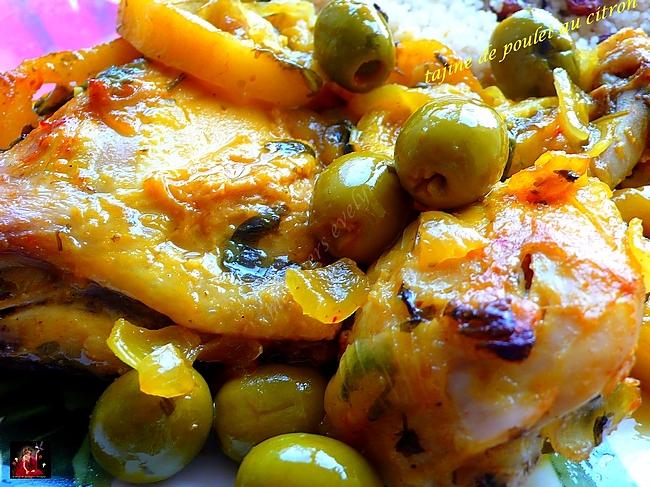 recette tajine de poulet au citron