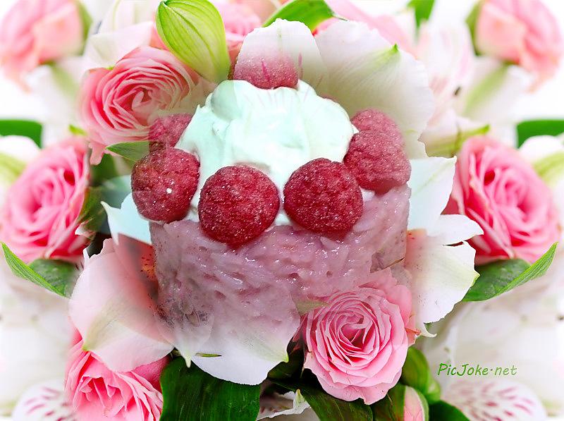 recette riz aux fraise Tagada ® façon cupcake