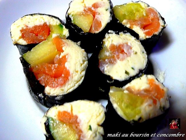 recette makis au boursin