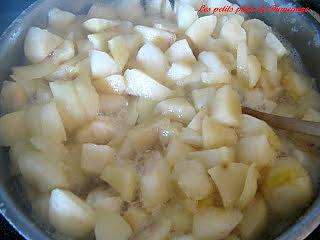 recette Compote de pommes et poires à la vanille