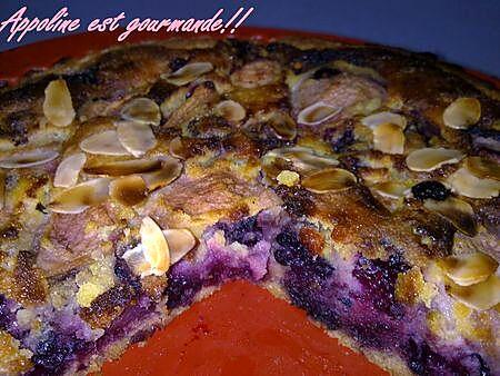 recette Tarte aux prunes et aux poires