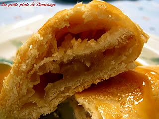 recette Chaussons aux pommes et sauce caramel