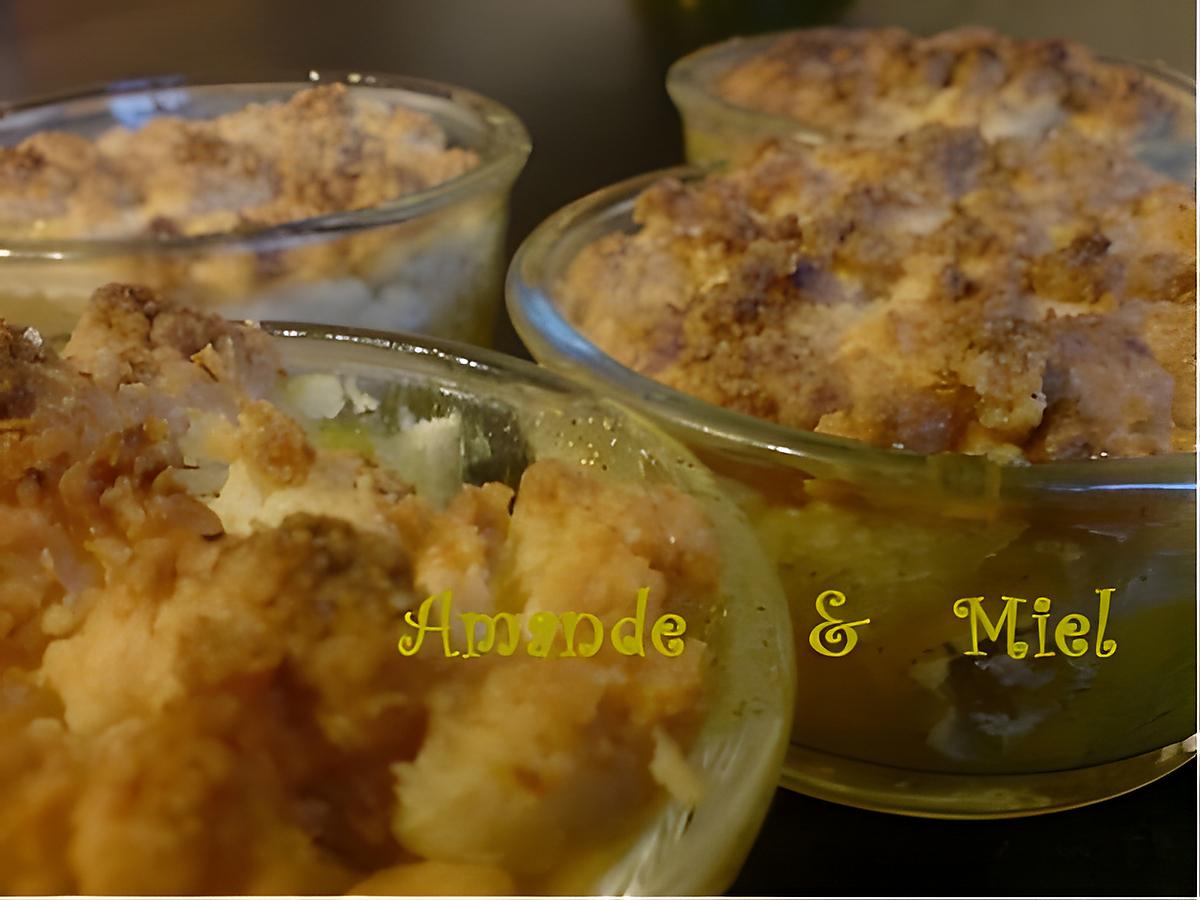 recette CRUMBLE MANGUE COCO