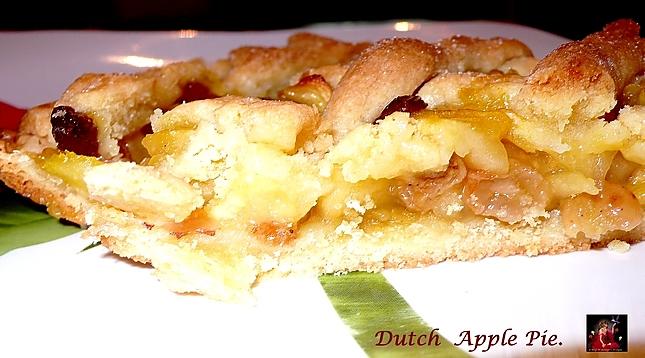 recette Dutch Apple Pie.