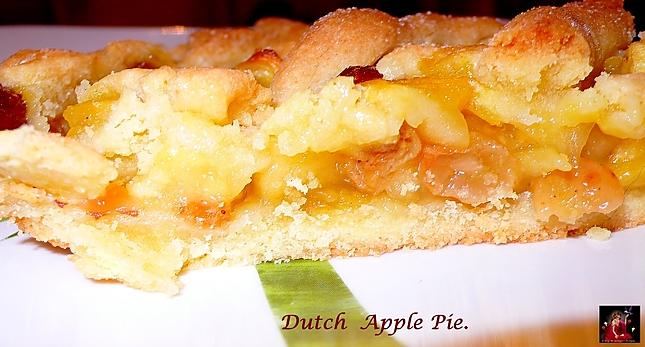 recette Dutch Apple Pie.
