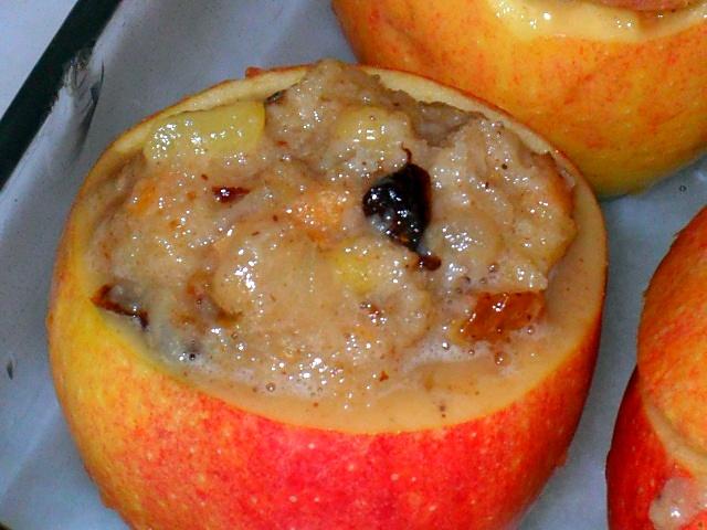 recette POMMES°°°FARCIES°°°AUX°°°FRUITS°°°SECS