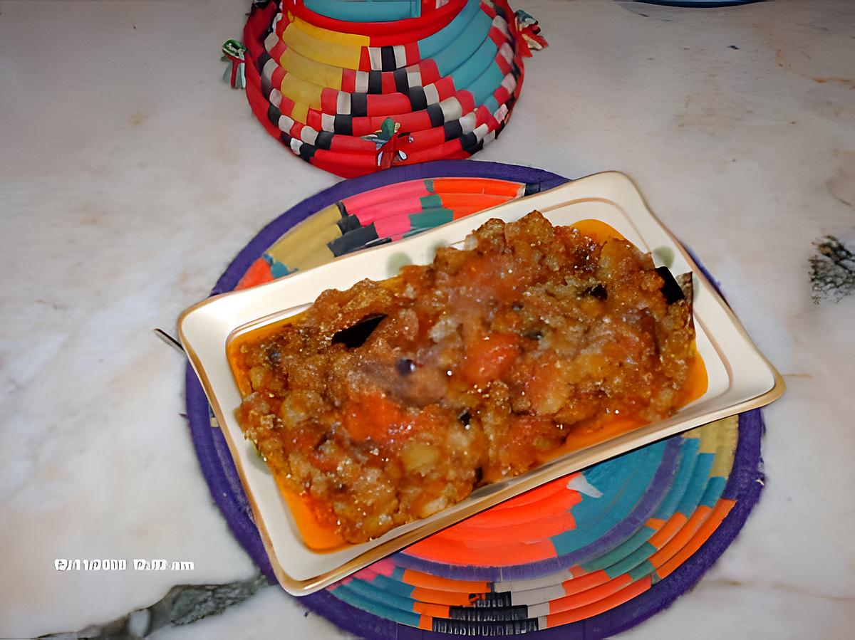 recette tchatchouka aubergine