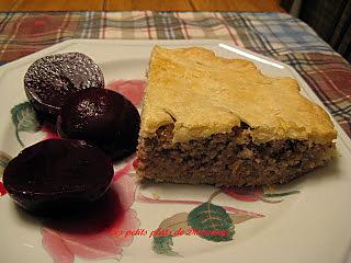 recette Tourtières porc et boeuf