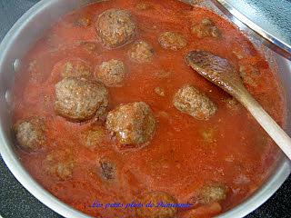 recette Boulettes , sauce aigre-douce